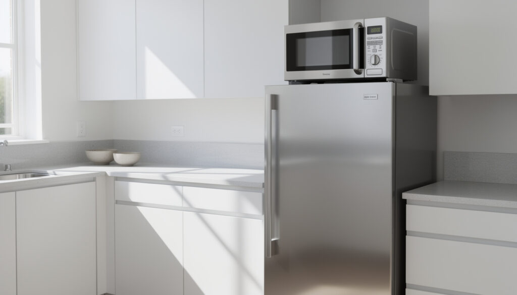 découvrez si placer un micro-ondes au-dessus du frigo est une bonne ou mauvaise idée, avec les avantages, inconvénients et conseils pratiques pour votre cuisine.