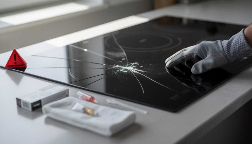 découvrez les dangers liés aux fissures sur une plaque à induction et apprenez les solutions efficaces pour les réparer en toute sécurité.