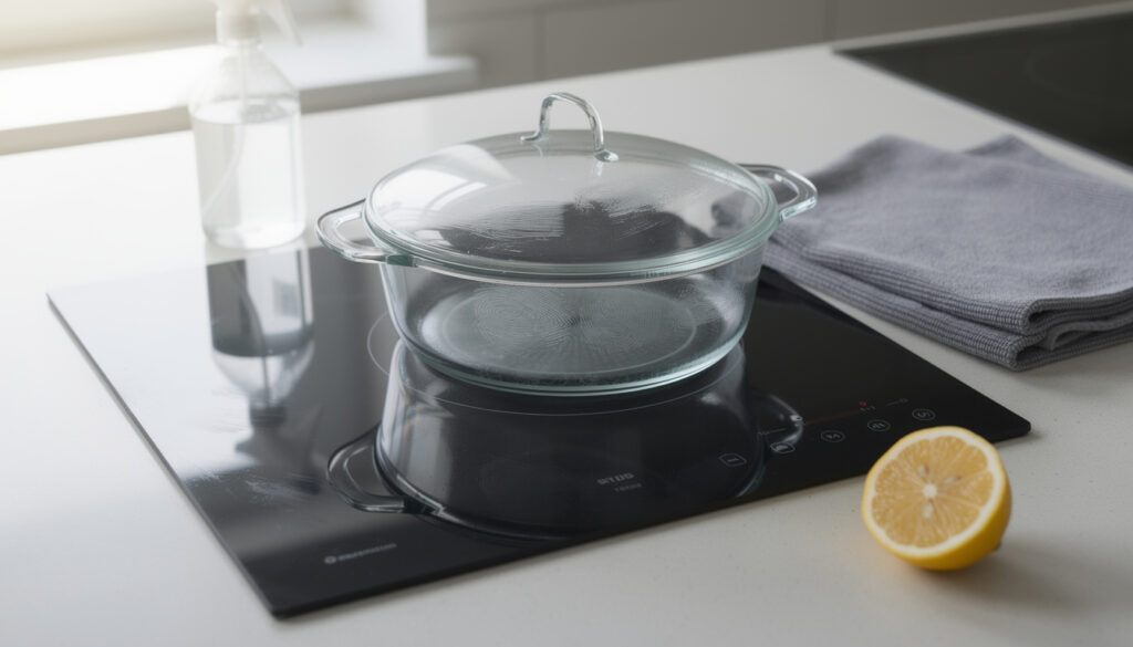 découvrez des astuces efficaces pour enlever les traces sous les verres de votre plaque à induction et garder une cuisine impeccable.